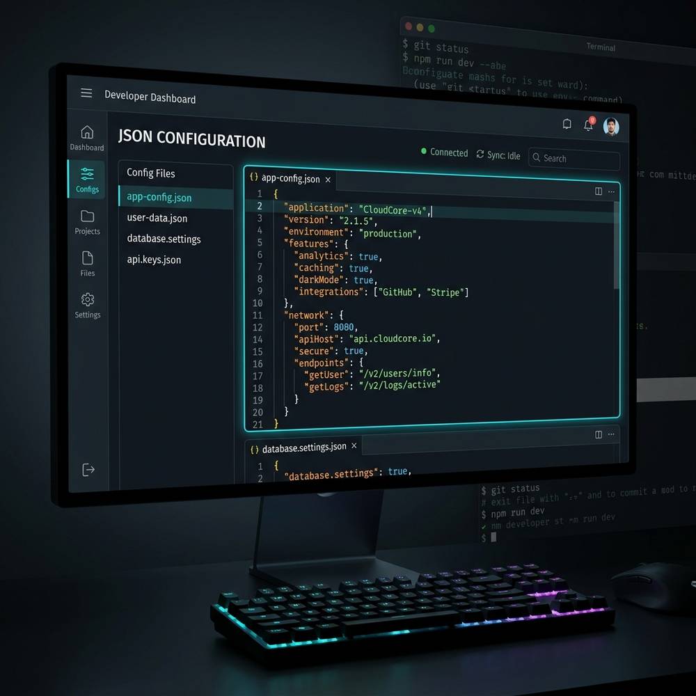 Fichier mcp_config.json dans Antigravity